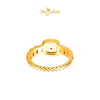 MASDORA 916 Gold Ring Rings Cincin Emas ~ HG Golden Square Halo (EMAS 916/22K)