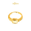 MASDORA 916 Gold Ring Rings Cincin Emas ~ HG Golden Square Halo (EMAS 916/22K)