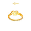 MASDORA 916 Gold Ring Rings Cincin Emas ~ HG Checkered Heart (EMAS 916/22K)