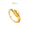 MASDORA 916 Gold Ring Rings Cincin Emas ~ HG Triple Sustained Love (EMAS 916/22K)