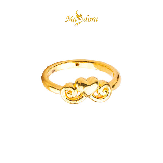 MASDORA 916 Gold Ring Rings Cincin Emas ~ HG Golden Evoke Love (EMAS 916/22K)