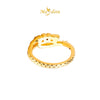 MASDORA 916 Gold Ring Rings Cincin Emas ~ HG Triple Sustained Love (EMAS 916/22K)