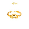 MASDORA 916 Gold Ring Rings Cincin Emas ~ HG Golden Evoke Love (EMAS 916/22K)