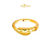 MASDORA 916 Gold Ring Rings Cincin Emas ~ HG Triple Sustained Love (EMAS 916/22K)