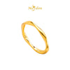 MASDORA 916 Gold Ring Rings Cincin Emas ~ HG New Golden Swirl (EMAS 916/22K)