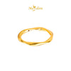 MASDORA 916 Gold Ring Rings Cincin Emas ~ HG New Golden Swirl (EMAS 916/22K)