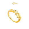 MASDORA 916 Gold Ring Rings Cincin Emas ~ HG Golden Infinity Flora (EMAS 916/22K)