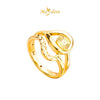 MASDORA 916 Gold Ring Rings Cincin Emas ~ HG Golden Enormous Calendula (EMAS 916/22K)