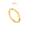 MASDORA 916 Gold Ring Rings Cincin Emas ~ HG New Golden Swirl (EMAS 916/22K)