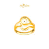 MASDORA 916 Gold Ring Rings Cincin Emas ~ HG Golden Enormous Calendula (EMAS 916/22K)