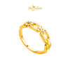 MASDORA 916 Gold Ring Rings Cincin Emas ~ HG Golden Half Paperclip (EMAS 916/22K)