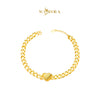 MASDORA 916 Gold Bracelet Rantai Tangan Emas ~ HG Hearty Gajah Chain (EMAS 916/22K)