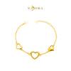 MASDORA 916 Gold Bracelet Rantai Tangan Emas ~ HG Aligned Pleasant Fluffy Sincero (EMAS 916/22K)