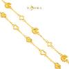 MASDORA 916 Gold Bracelet Rantai Tangan Emas ~ HG Golden Mini Frame (EMAS 916/22K)