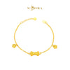 MASDORA 916 Gold Bracelet Rantai Tangan Emas ~ HG Mini Geometry Ribbon (EMAS 916/22K)