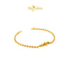 MASDORA 916 Gold Bracelet Rantai Tangan Emas ~ Shining Sauh Flower Cutting Balls (EMAS 916/22K)