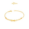 MASDORA 999 Gold Bracelet Rantai Tangan Emas ~ Matte Butterfly (EMAS 999/24K)