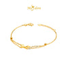 MASDORA 999 Gold Bracelet Rantai Tangan Emas ~ Matte Butterfly (EMAS 999/24K)