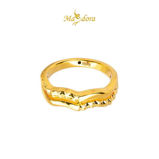 MASDORA 916 Gold Ring Rings Cincin Emas ~ HG Tied Cutting  (EMAS 916/22K)