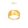 MASDORA 916 Gold Ring Rings Cincin Emas ~ HG Enormous Infinity Fringe (EMAS 916/22K)