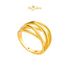 MASDORA 916 Gold Ring Rings Cincin Emas ~ HG Enormous Infinity Fringe (EMAS 916/22K)
