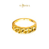 MASDORA 916 Gold Ring Rings Cincin Emas ~ HG Golden Half Coco Cutting (EMAS 916/22K)