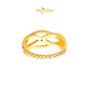 MASDORA 916 Gold Ring Rings Cincin Emas ~ HG New Infinity Fringe (EMAS 916/22K)