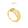 MASDORA 916 Gold Ring Rings Cincin Emas ~ HG New Infinity Fringe (EMAS 916/22K)