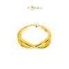 MASDORA 916 Gold Ring Rings Cincin Emas ~ HG Golden Plain Infinity (EMAS 916/22K)