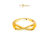 MASDORA 916 Gold Ring Rings Cincin Emas ~ HG Golden Plain Infinity (EMAS 916/22K)