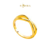MASDORA 916 Gold Ring Rings Cincin Emas ~ HG Golden Plain Infinity (EMAS 916/22K)