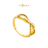 MASDORA 916 Gold Ring Rings Cincin Emas ~ HG Golden Bamboo Infinity (EMAS 916/22K)