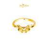 MASDORA 916 Gold Ring Rings Cincin Emas ~ HG Pointy Ruffle Butterfly (EMAS 916/22K)
