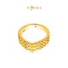 MASDORA 916 Gold Ring Rings Cincin Emas ~ HG Golden Triple V Cutting (EMAS 916/22K)