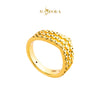 MASDORA 916 Gold Ring Rings Cincin Emas ~ HG Golden Triple V Cutting (EMAS 916/22K)