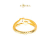 MASDORA 916 Gold Ring Rings Cincin Emas ~ HG Golden Embrace Love (EMAS 916/22K)