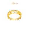 MASDORA 916 Gold Ring Rings Cincin Emas ~ HG Golden Static Abacus (EMAS 916/22K)