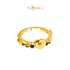 MASDORA 916 Gold Ring Rings Cincin Emas ~ HG Golden Flappy Hearts (EMAS 916/22K)