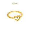 MASDORA 916 Gold Ring Rings Cincin Emas ~ HG Golden 3D Love Rope (EMAS 916/22K)