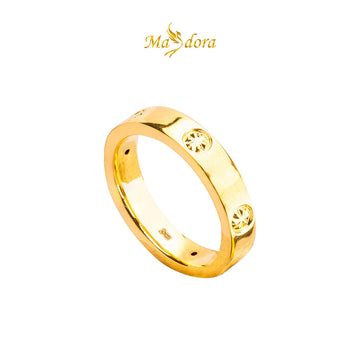 MASDORA 916 Gold Ring Rings Cincin Emas ~ HG Golden Flower Marks (EMAS 916/22K)