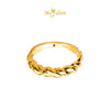 MASDORA 916 Gold Ring Rings Cincin Emas ~ HG Golden Twisted Leech (EMAS 916/22K)