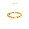 MASDORA 916 Gold Ring Rings Cincin Emas ~ HG Golden Grand Swirl (EMAS 916/22K)
