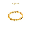 MASDORA 916 Gold Ring Rings Cincin Emas ~ HG Golden Grand Swirl (EMAS 916/22K)