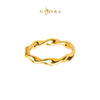 MASDORA 916 Gold Ring Rings Cincin Emas ~ HG Golden Grand Swirl (EMAS 916/22K)