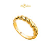 MASDORA 916 Gold Ring Rings Cincin Emas ~ HG Golden Twisted Leech (EMAS 916/22K)