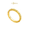 MASDORA 916 Gold Ring Rings Cincin Emas ~ HG Mini Bubbly Band (EMAS 916/22K)
