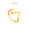 MASDORA 916 Gold Ring Rings Cincin Emas ~ HG Golden Symmetry Sway (EMAS 916/22K)