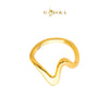 MASDORA 916 Gold Ring Rings Cincin Emas ~ HG Golden Symmetry Sway (EMAS 916/22K)