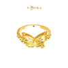 MASDORA 916 Gold Ring Rings Cincin Emas ~ HG Golden Chummed Butterfly (EMAS 916/22K)