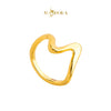 MASDORA 916 Gold Ring Rings Cincin Emas ~ HG Golden Symmetry Sway (EMAS 916/22K)
